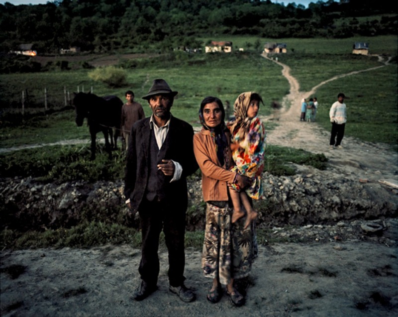 Family in Szent Miklós, Haranglab, Romania, 2000-2006