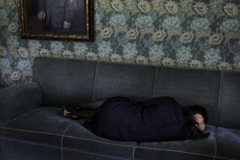 Untitled (Woman on Sofa), 2015