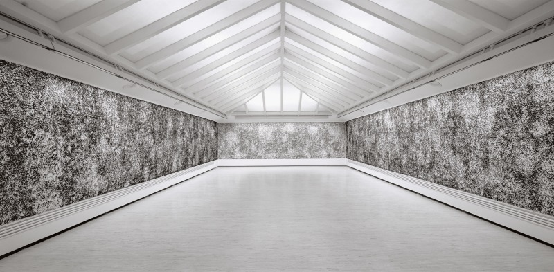 Installation view, 'Lava Drawing'