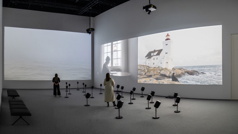 Installation view, 'OVER SEAS'