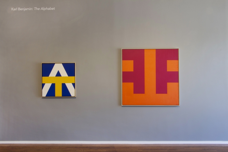 Exhibition View 'Karl Benjamin: The Alphabet'