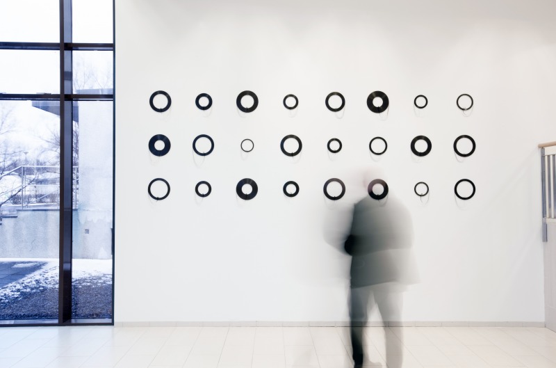 Installation view, 'Logg Loops'