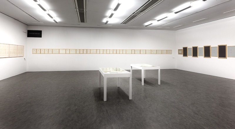 Installation view, 'Sensations Of Reality And Conceptual Practices 1965-1980'