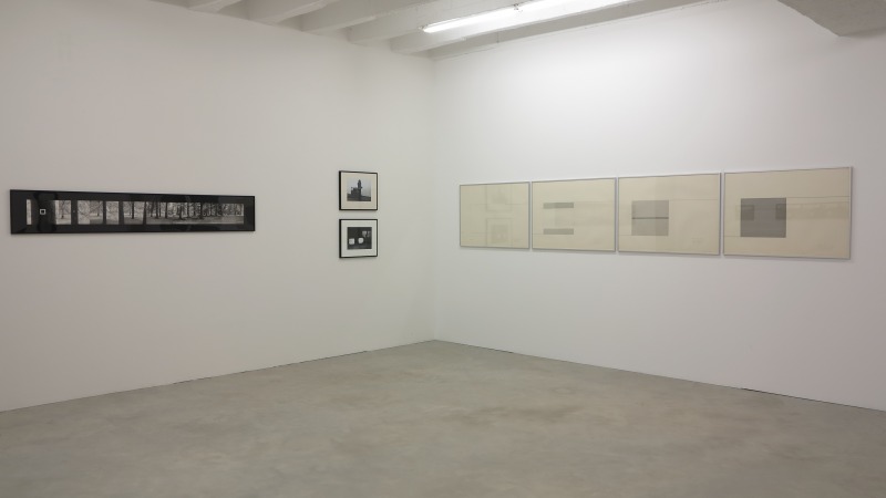 Installation view, 'Time Frames - ﻿﻿Conceptual Work from the 70s'