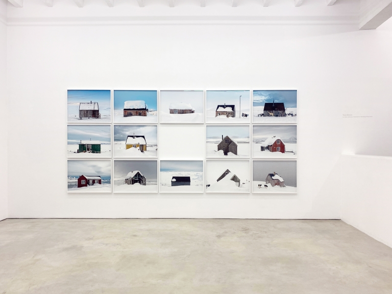 Installation view, 'Ice Has a Memory: Greenland's Vanishing Song Lines'