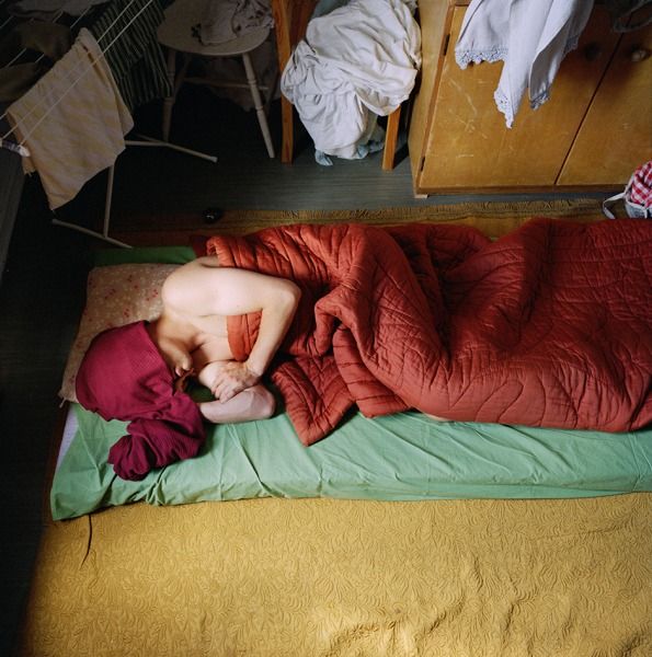 Tuomo sleeping over at Janne’s place, 1998