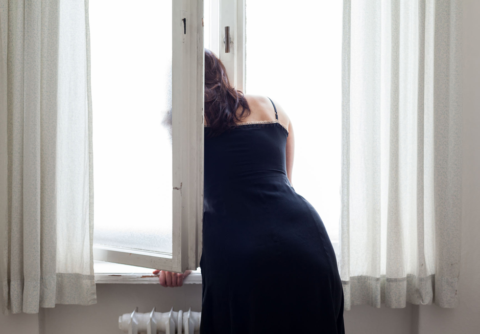 Untitled (Black Slipdress), 2012