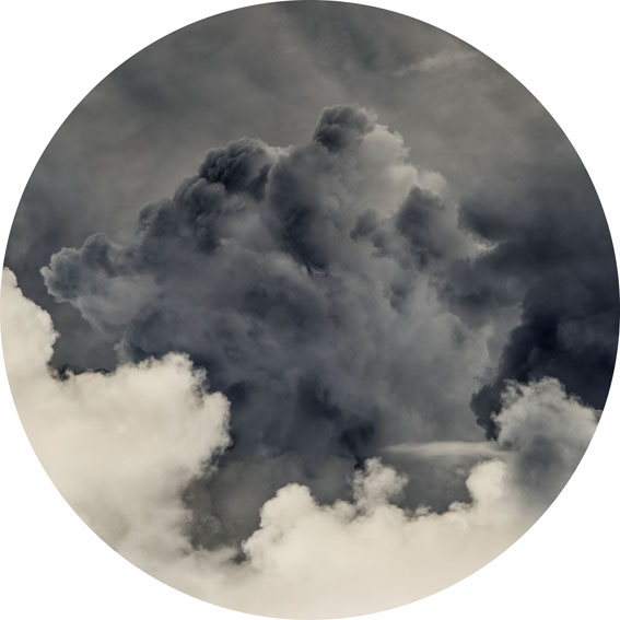 Sky (round) #3, 2017